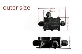 Amazon | 防水ジャンクションボックス 屋外ジャンクション